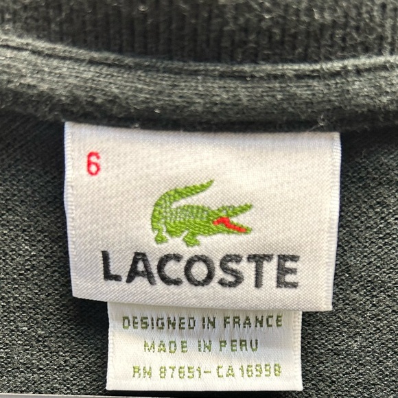 Lacoste Black Polo Shirt - Picture 3 of 5